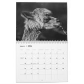 アルパカ2025 カレンダー (3月 2026)