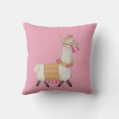 アルパカ·おもしろいの明るい子供の部屋枕 クッション (裏面)