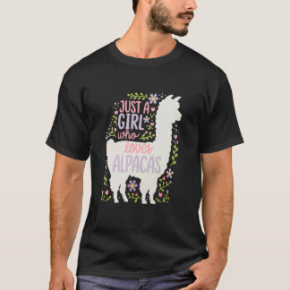 アルパカ アルパカが好きな女の子に贈る面白いデザイン 女性向けG Tシャツ
