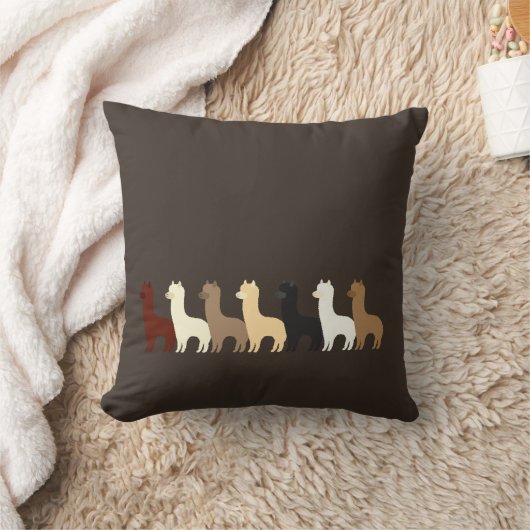 アルパカ クッション (ブランケット)