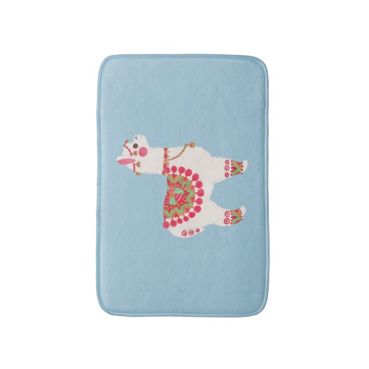 アルパカ バスマット (正面縦)