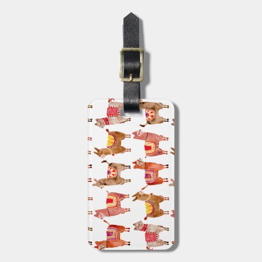 アルパカ ラゲッジタグ (正面縦)