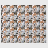 アルパカ ラッピングペーパー (フラット)