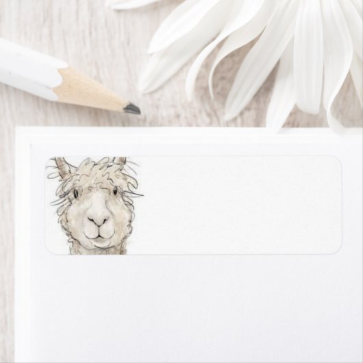 「アルパカ」 ラベル (インサイチュ)