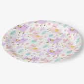 アルパカ/ラマ ペーパープレート (アングル)