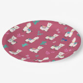 アルパカ/ラマ ペーパープレート (アングル)