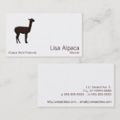 アルパカ 名刺 (正面/裏面)