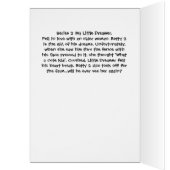 アルパカ-物語カードを持つ小さい夢みる人 (内側 (左))