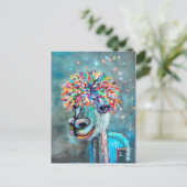 アルパカ – Bossy Betty 2rポストカード ポストカード (スタンド正面)