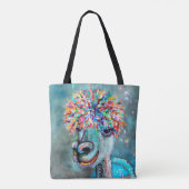 アルパカz -ベティ2およびキャサリーンのトート トートバッグ (裏面)