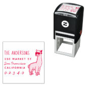 アルパクールカカスタムファミリー名&差出人住所 セルフインキングスタンプ (インサイチュ)