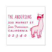 アルパクールカカスタムファミリー名&差出人住所 セルフインキングスタンプ (デザイン)