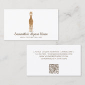 アルパシンプルカ 名刺 (正面/裏面)