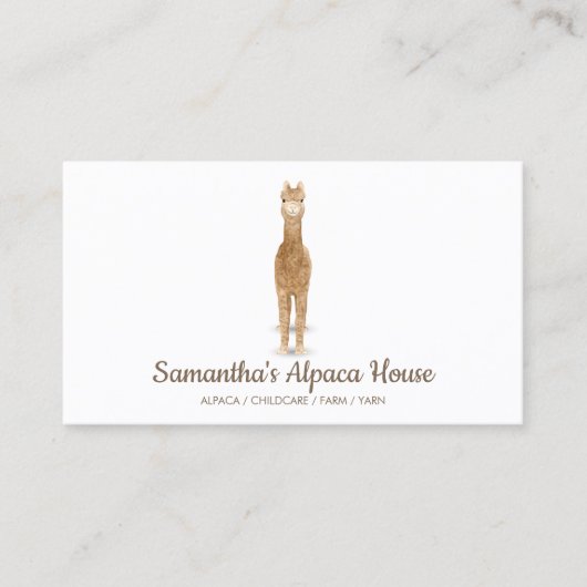 アルパシンプルカ 名刺 (正面)