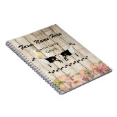 アルパパーソナライズされたイン乳製品ヤギ農場 ノートブック (右側)