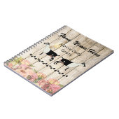 アルパパーソナライズされたイン乳製品ヤギ農場 ノートブック (左側)