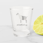 アルパパーソナライズされたイン乳製品 ショットグラス (裏面)