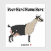 アルパパーソナライズされたイン乳製品 シール (シート)