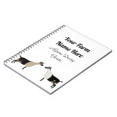 アルパパーソナライズされたイン乳製品 ノートブック (左側)