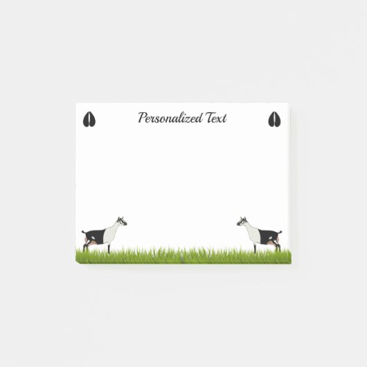 アルパパーソナライズされたイン乳製品 ポストイット (正面)