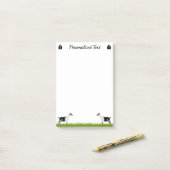 アルパパーソナライズされたイン乳製品 ポストイット (デスク上)