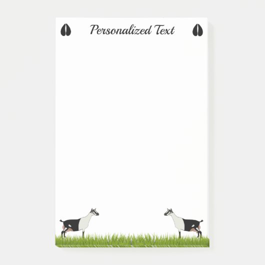 アルパパーソナライズされたイン乳製品 ポストイット (正面)