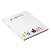 アルパパーソナライズされたカのメモ帳 ノートパッド (アングル)