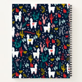 アルパパーソナライズされたカノート ノートブック (裏面)