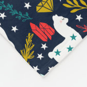 アルパパーソナライズされたカ毛布 フリースブランケット (角)