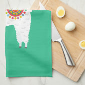 アルパファンキーカクリスマスカイトラマ キッチンタオル (四つ折り)