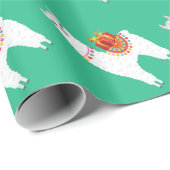 アルパファンキーカクリスマスカイトラマ ラッピングペーパー (ロールコーナー)