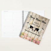 アルパーソナライズされたパイン乳製ヤギファーム プランナー手帳 (ディスプレー)