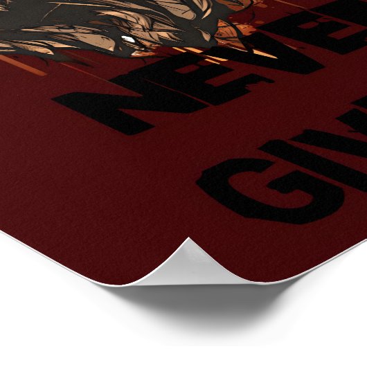 アルパ与えスは決して感動的トレンディー ポスター (角)