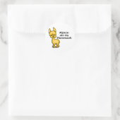 アルパ食べカスの宿題 ラウンドシール (バッグ)