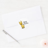 アルパ食べカスの宿題 ラウンドシール (封筒)