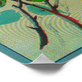 アルビオンブランド柑橘類クレートラベル ポスター (角)