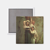 アルビトの女の子， 1855 マグネット (正面/裏面)