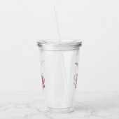 アルビノアクソロトル「歩く魚」アート アクリルタンブラー (左)