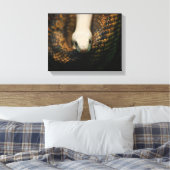 アルビノコーンスネークオンキャンバス キャンバスプリント (インサイチュ (寝室))