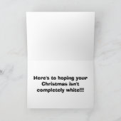 アルビノトナカイのクリスマスカード シーズンカード (内部)