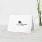 アルビノピーコック カード (裏面)