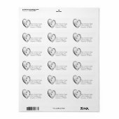 アルビノフェレット写真 ラベル (フルシート)