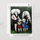 アルビノ家族の素晴らしいポストカード ポストカード (正面/裏面)