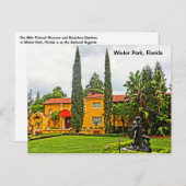 アルビンポラセック美術館&ガーデンズウィンターパークFL ポストカード (正面/裏面)