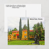 アルビンポラセック美術館&ガーデンズウィンターパークFL ポストカード (正面/裏面)