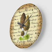 アルビン・シュマルフス~スピッツモルヒル–1~キノコ~ ラージ壁時計 (傾斜)