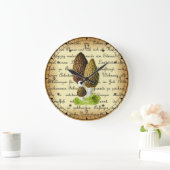 アルビン・シュマルフス~スピッツモルヒル–1~キノコ~ ラージ壁時計 (ホーム)