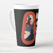 アルピニズムが人生で高く登ること カフェラテマグ (左アングル)