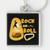 アルピニズムが人生で高く登ること キーホルダー (正面)