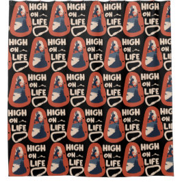 アルピニズムが人生で高く登ること シャワーカーテン